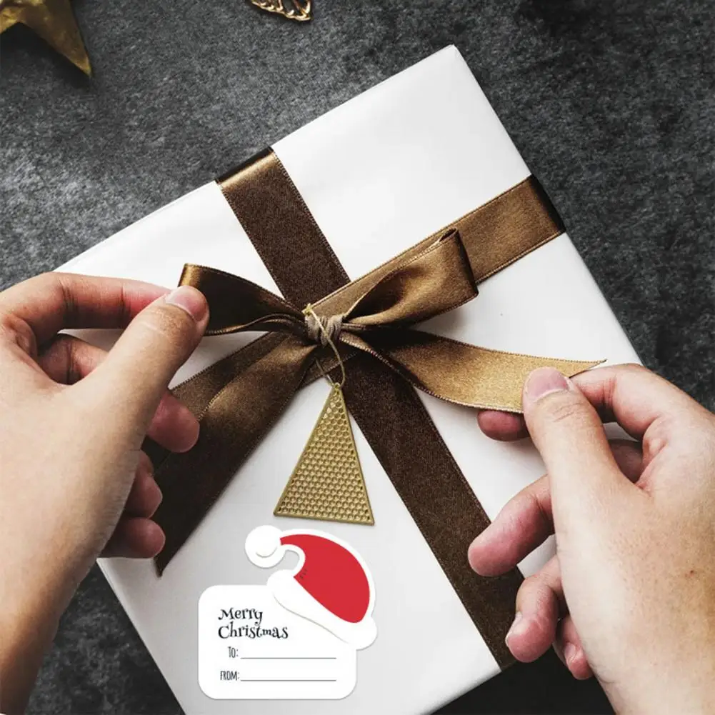 

Прочные рождественские наклейки, праздничные украшения для вечерние Ринок, самоклеящиеся этикетки, наклейки, наклейки, подарок для детей, 10...