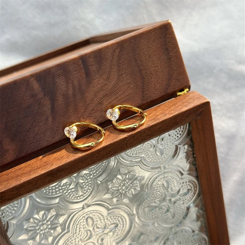 Jiaxing Yinjia Стерлинговое Серебро S925 Корейский стиль Простая изысканная блестящая