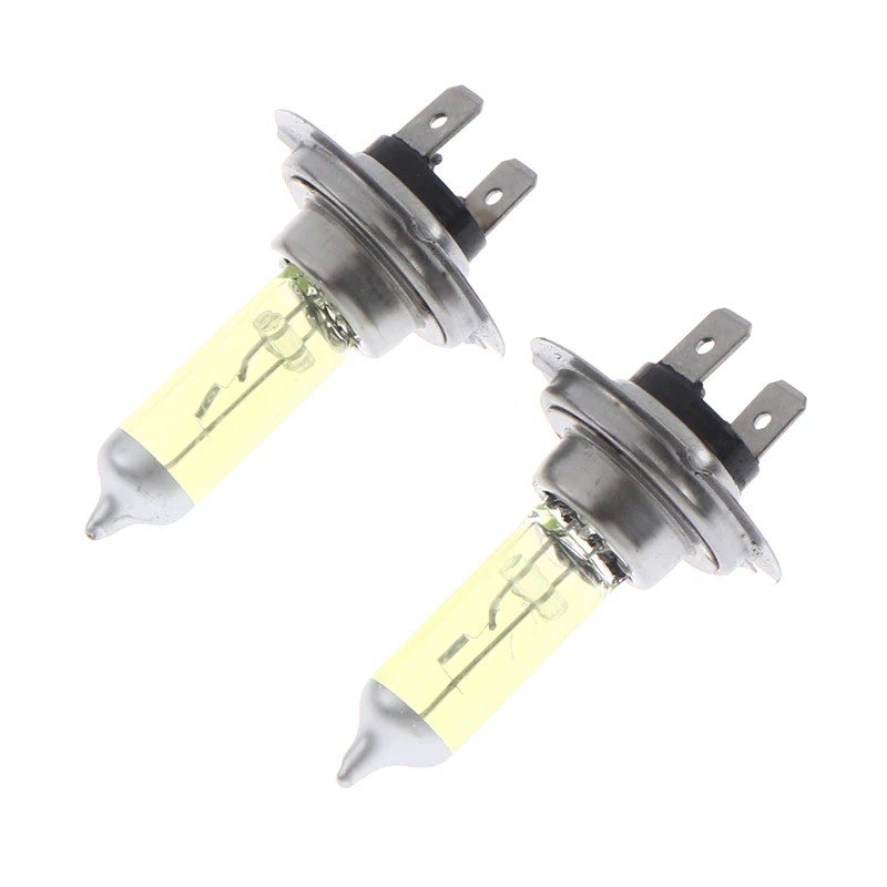 

2 Pcs Car Super Bright H7 Xenon Halogen Front Headlight Light Bulbs Lamp 12V High Power Car Headlights Lamp Car Light