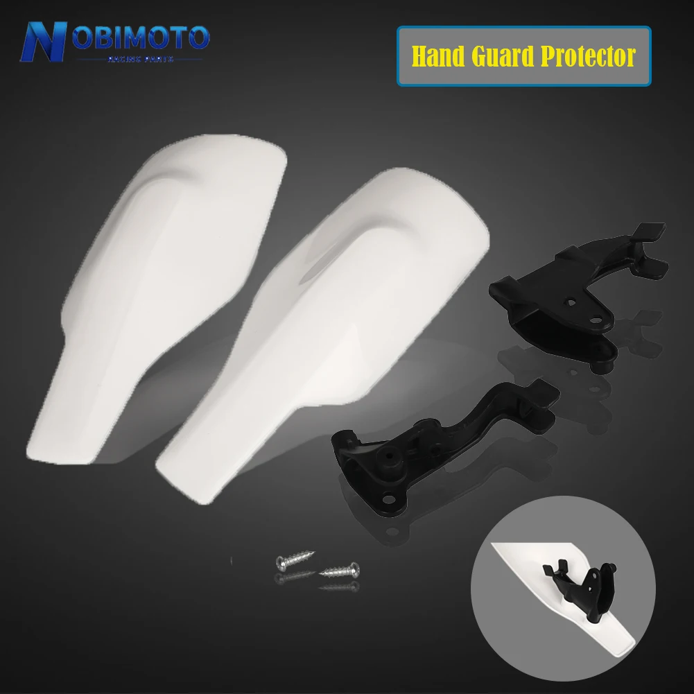 

Motorcycle White Handguard Handle Bar Handlebar Hand Guard Protector For HUSQVARNA TE FX TX FC TC FE 125 250 300 350 450 501 501