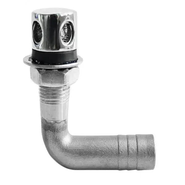 

2xMarine Boat 90 Degree Fuel Gas Tank Vent Stainless Steel for 16mm Hose