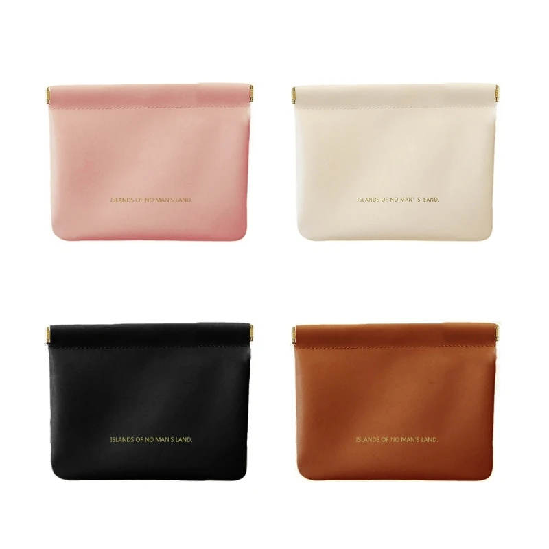 

2023 New Travel Cosmetic Bag PU Leather Lipstick Makeup Bags Portable Headset Phone Toiletry for Women Girls