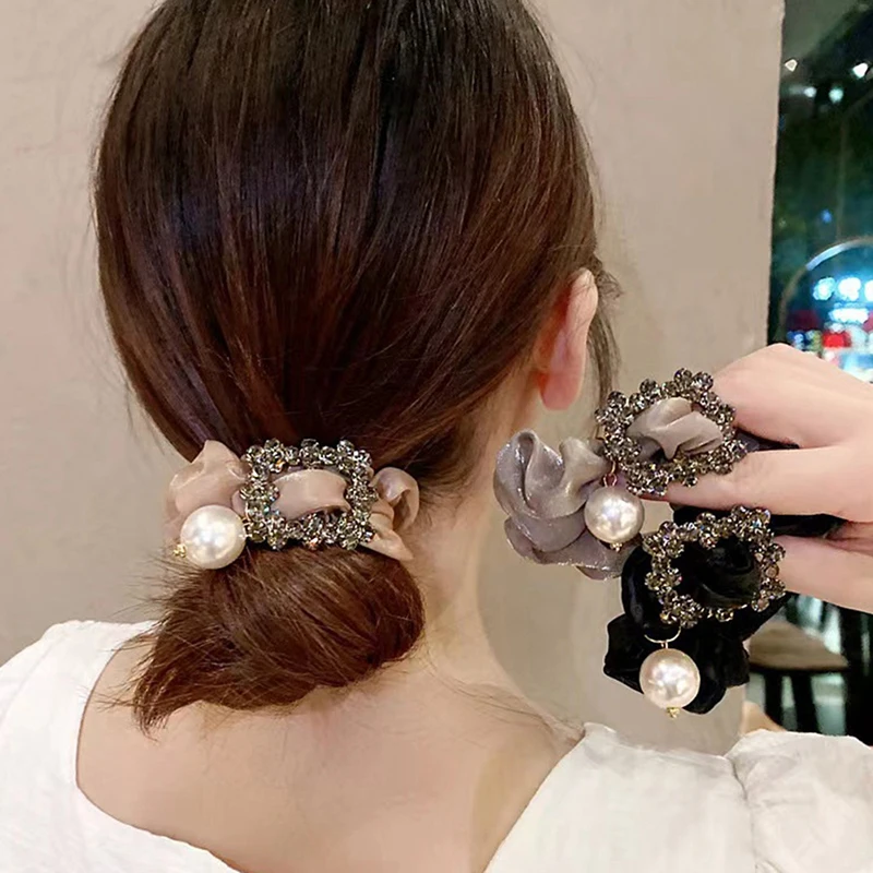 

Женская резинка для волос из органзы, в стиле ретро