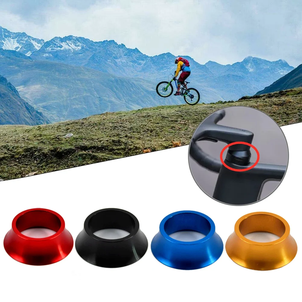 

1 PCS-1/8"Mtb Bicycle Headset Spacer Stem Washer Aluminum Cycling Steerer Tube Conical Spacer For 28.6mm Bike Fork Bicycle Parts