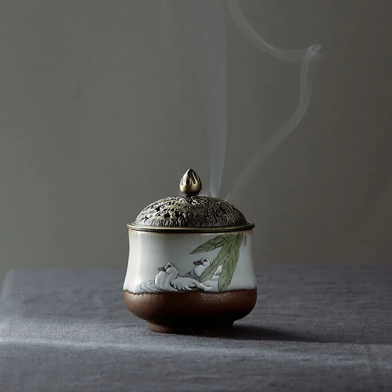 Antique Incense Burner Zen Garden Aroma Diffuser Aromatherapi Incense Stand Fragranc Quemador Incienso Best Seller Home Decor