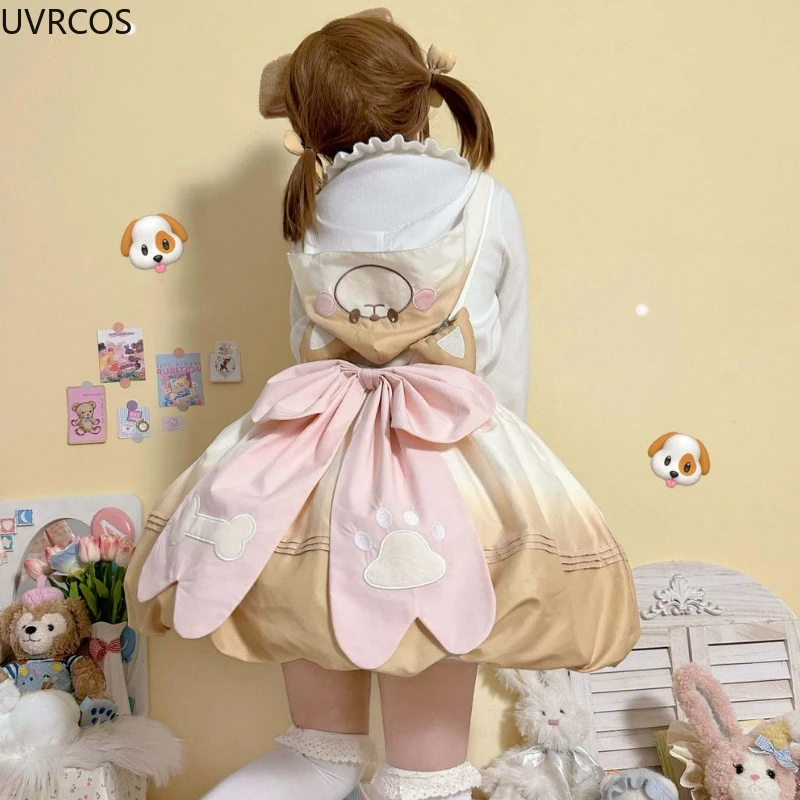 Японское милое платье в стиле &quotЛолита&quot женские милые платья принцессы с