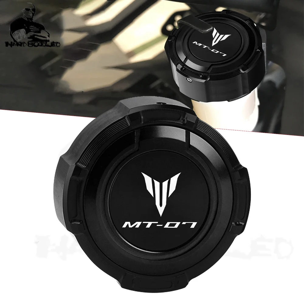 

For YAMAHA mt 07 MT07 MT-07 2014 2015 2016-2021 2022 2023 Motorcycle Brake Fluid Reservoir Rear Master Cylinder Tank Oil Cup Cap