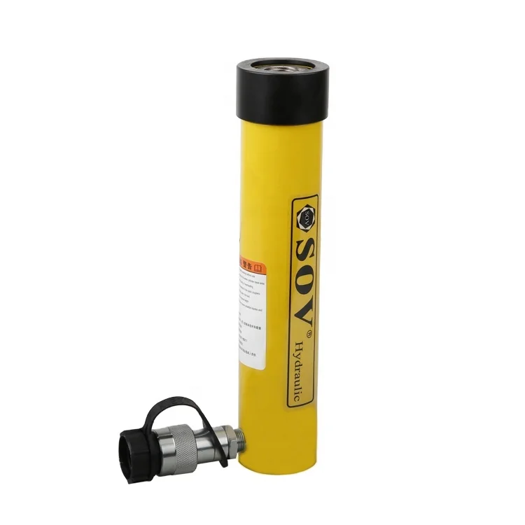 

Single action long stroke hydraulic jack for various hydraulic tools, such as pipe bending, cutting, punching, pressing, etc