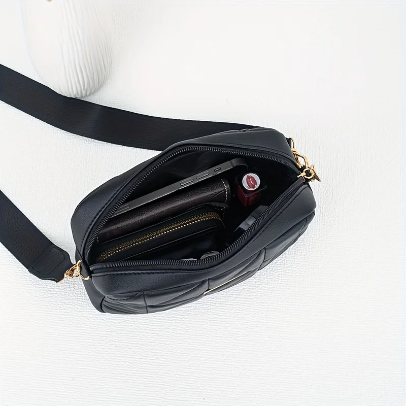 Модная Сумка Через Плечо С Вышивкой Женская Повседневная Маленькая Квадратная