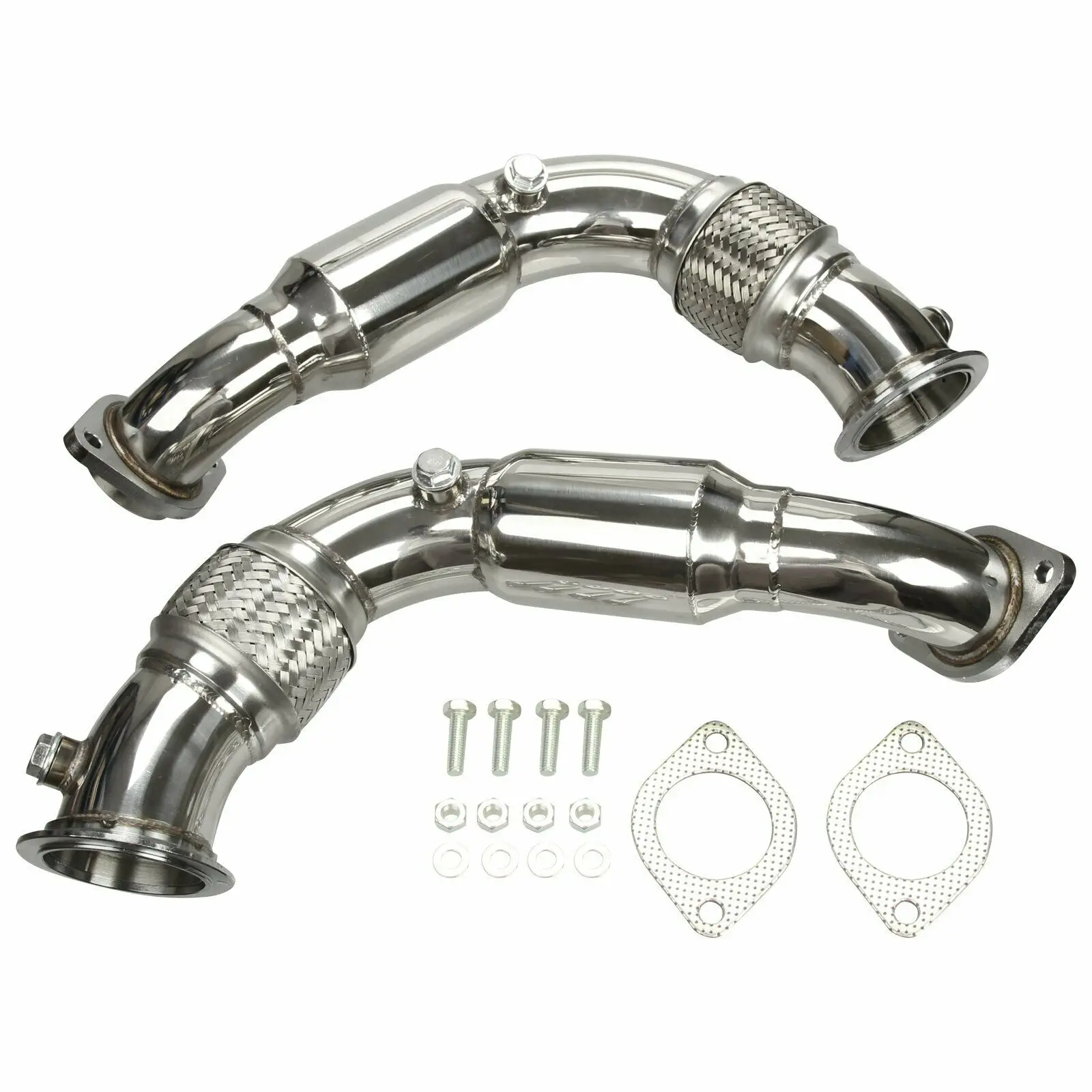 High Quality For 08-14 BMW X6/X5/5-/7-SERIES N63 B44 4.4 V8 Stainless Steel Exhaust Downpipe