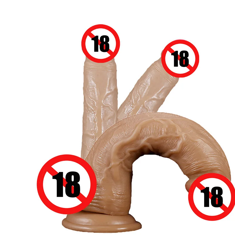 Реалистичный фаллоимитатор Abhoth с присоской из ПВХ большая секс-игрушка G-горшок