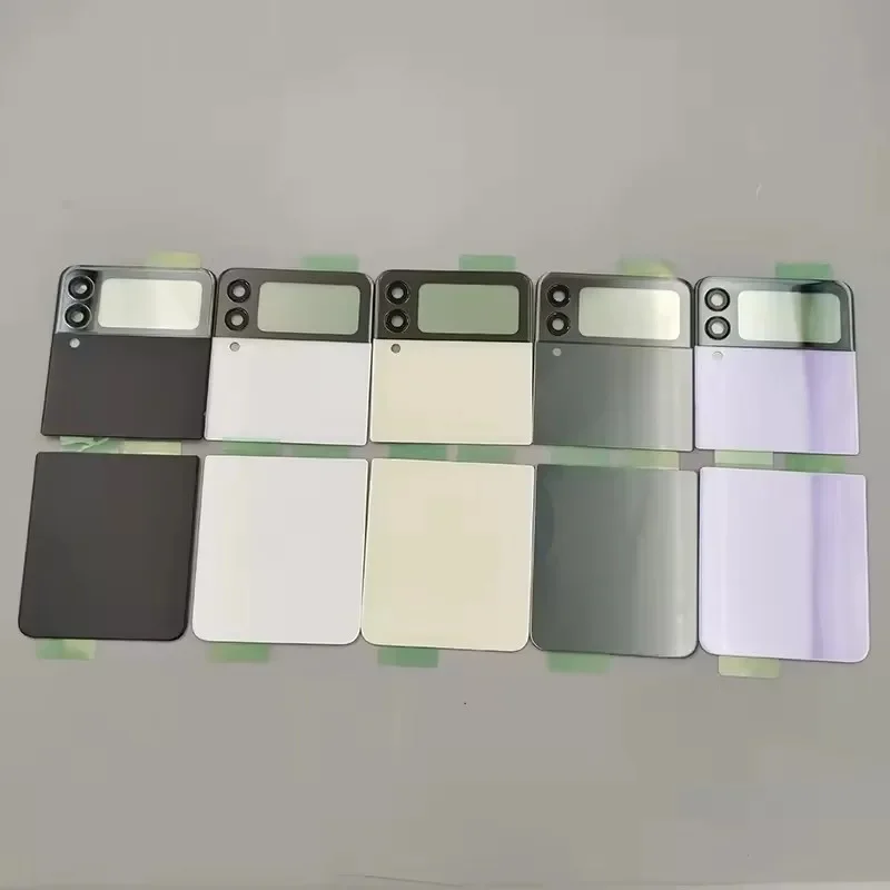 Фото Задняя крышка аккумулятора BANERYPAK для Samsung Galaxy Z Flip 3 Flip3 5G, стеклянная задняя панель корпуса SM-F711 F711B F711U, замена. №3