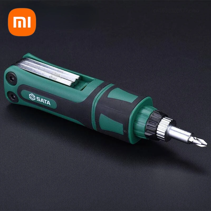 

Xiaomi SATA Folding Hexagon Spanner Screwdriver Set Hex Wrench Screwdriver Set Multifunctional Tool Portable Allen Key 6 Angle