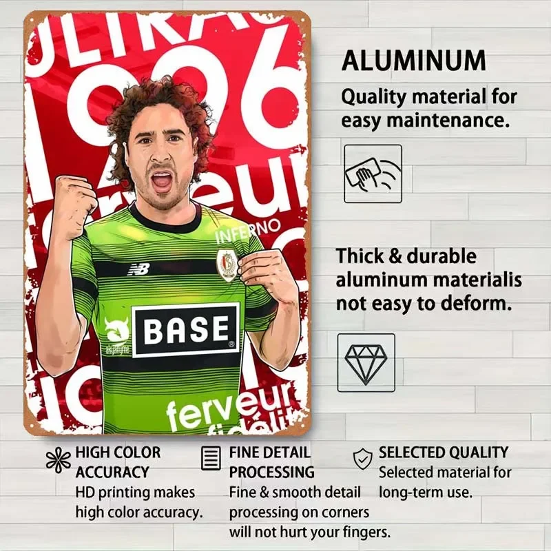 Винтажный металлический знак мужская пещера Декор Гильермо Очоа Стандартный