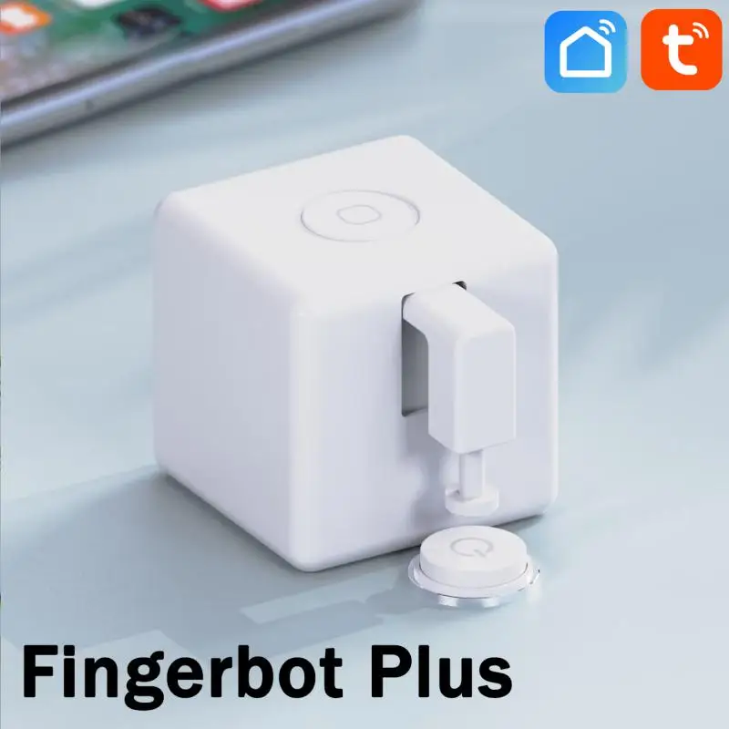 

Tuya Fingerbot Plus Switch Smart Home Voice Control Timing Switch Bluetooth Remote Control Bot Button Pusher Mechanical Arms