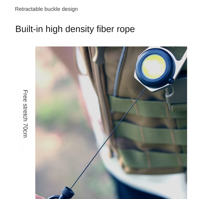 Многофункциональный выдвижной брелок для альпинизма рыбалки удобная пряжка