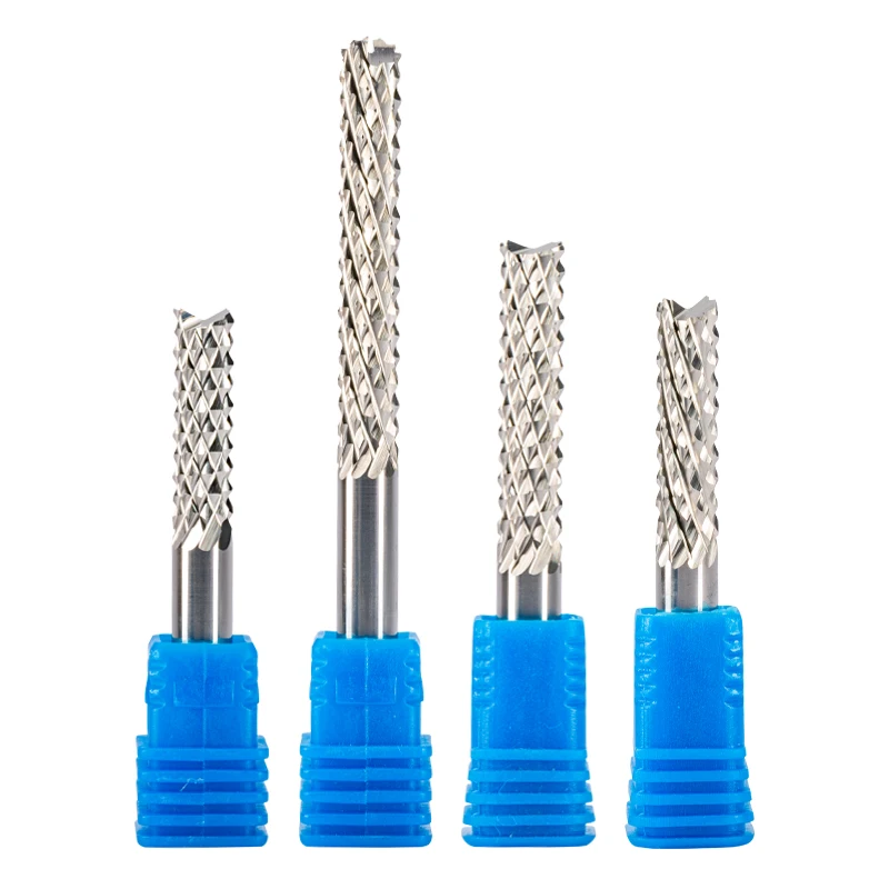 

1pc 3.175/4/6/8/10mm AA Tungsten Steel Carbide End Mill Engraving Corn Teeth Bits CNC PCB Rotary Burrs Milling Cutter Drill Bit