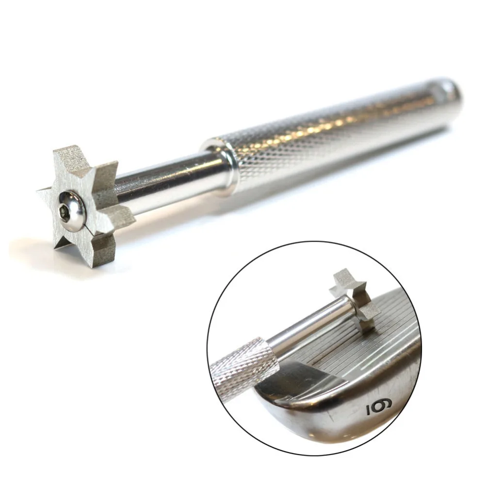 

Golf Club Sharpener With Six Cutters Regrooving Tool Cleaner Iron Wedges Golf Club Groove Sharpener Head Colors Drop Shipping