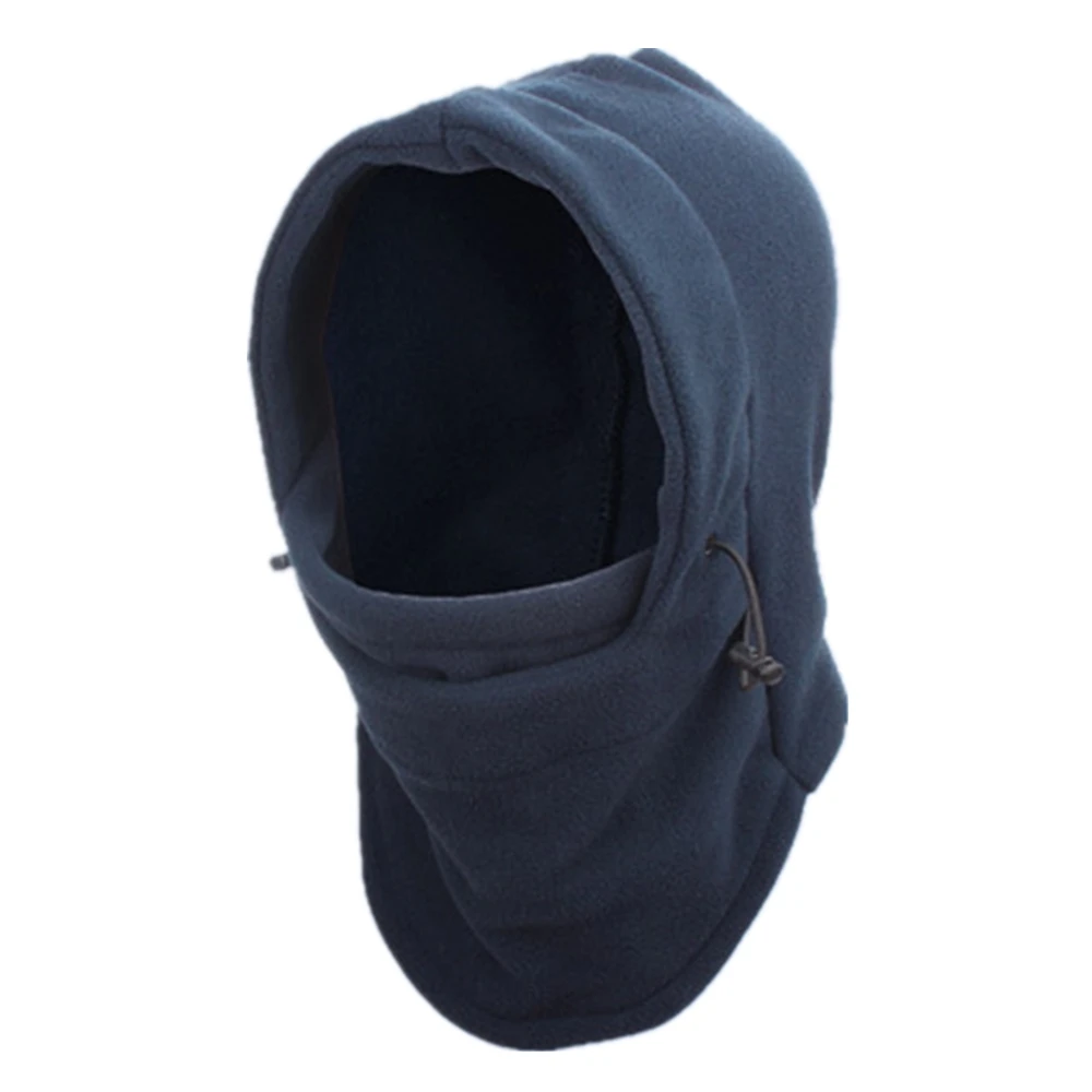 

Waterproof Thermal Fleece Balaclava Hat Hooded Neck Warmer Hiking Scarves 2021 New Fashion Warm Cap Winter Men Women Hats
