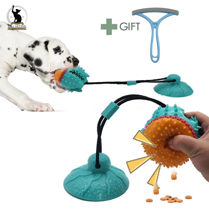 

Игрушки для собак, жевательная молярная тянущаяся веревка, тянущаяся игрушка с присоской, чистка зубов, кормление, тренировочный тянущийся мяч, товары для домашних животных