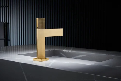 

Смеситель для раковины ZGRK серый/хромированный/золотой