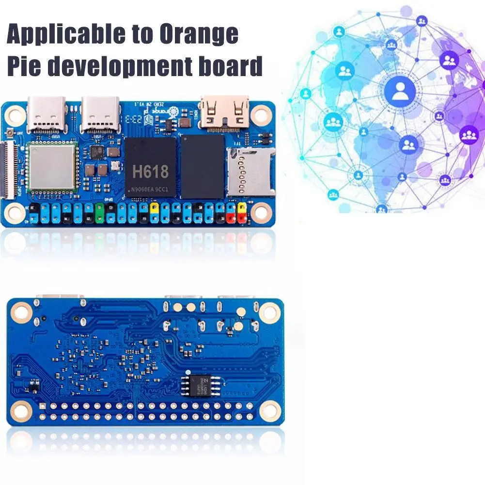 

For Orange Pi Zero 2W Development Board 4 GB 2/1.5/1gb RAM DDR4 Mini PC Allwinner H618 4core WiFi Bluetooth BLE SBC Board