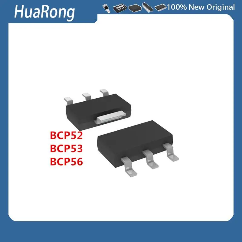 100 шт./партия BCP52 BCP53 BCP56 SOT-223 SR05.TCT SOT-143