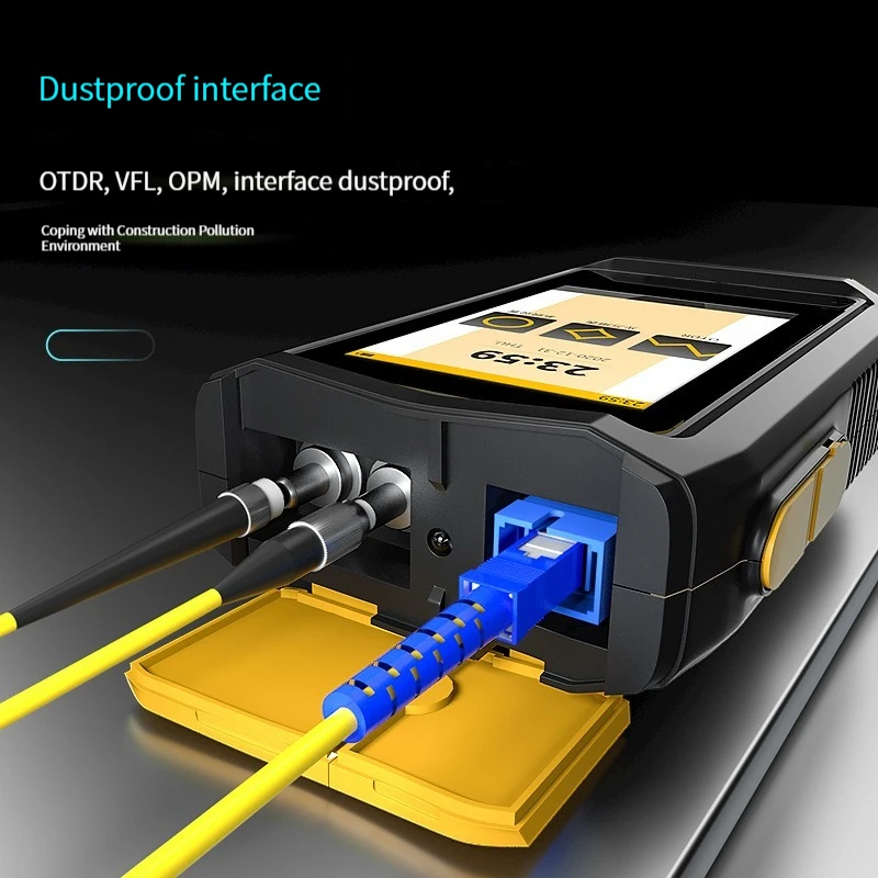 Мини-рефлектометр OTDR для активного волокна оптоволоконный тестер в реальном