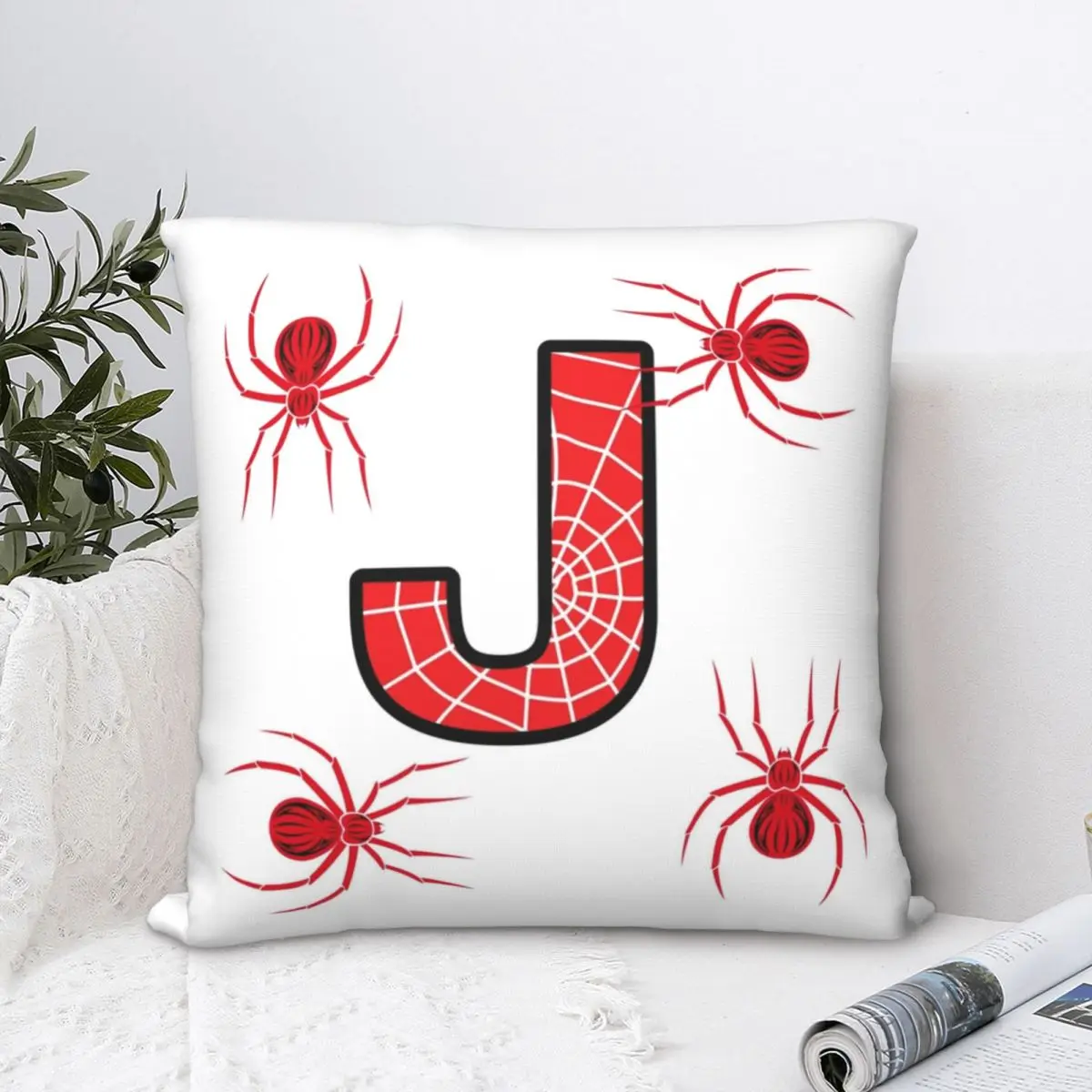 

Чехол для диванной подушки J Letter