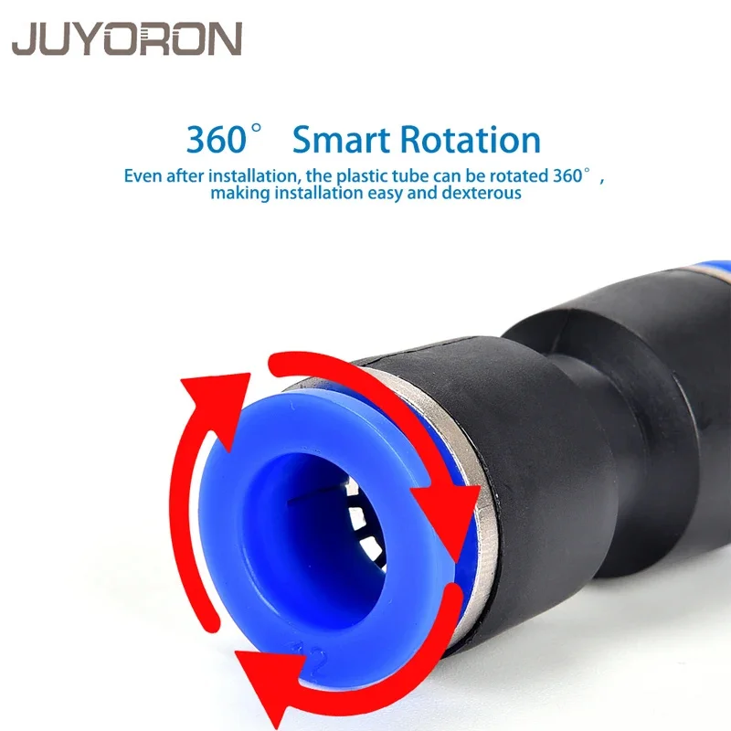 Набор пневматических прямых фитингов 60 шт