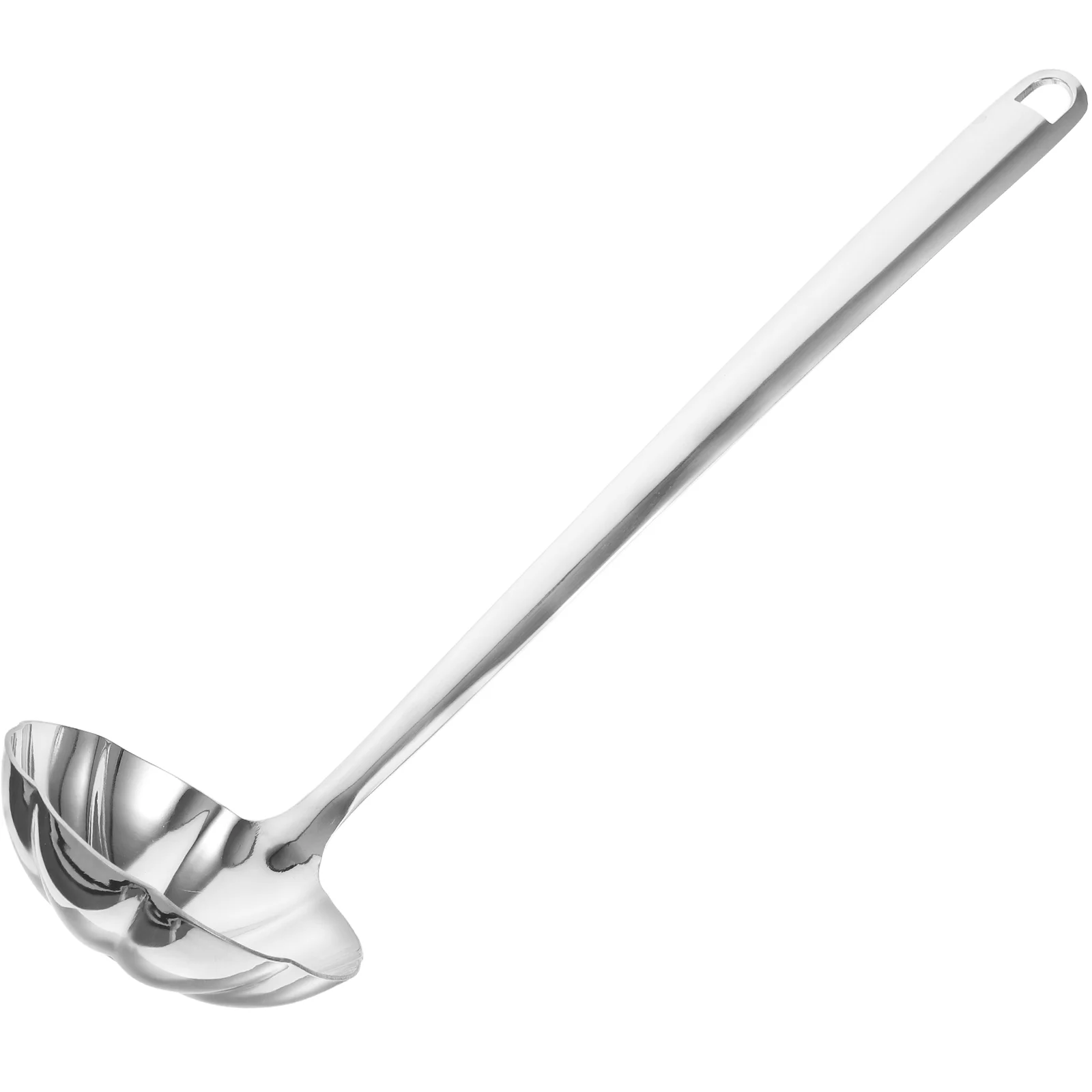 

Ergonomic Handle Ladle Stainless Dispenser Laddle Serving Ladle for Home Restaurant Hot Pot Oil