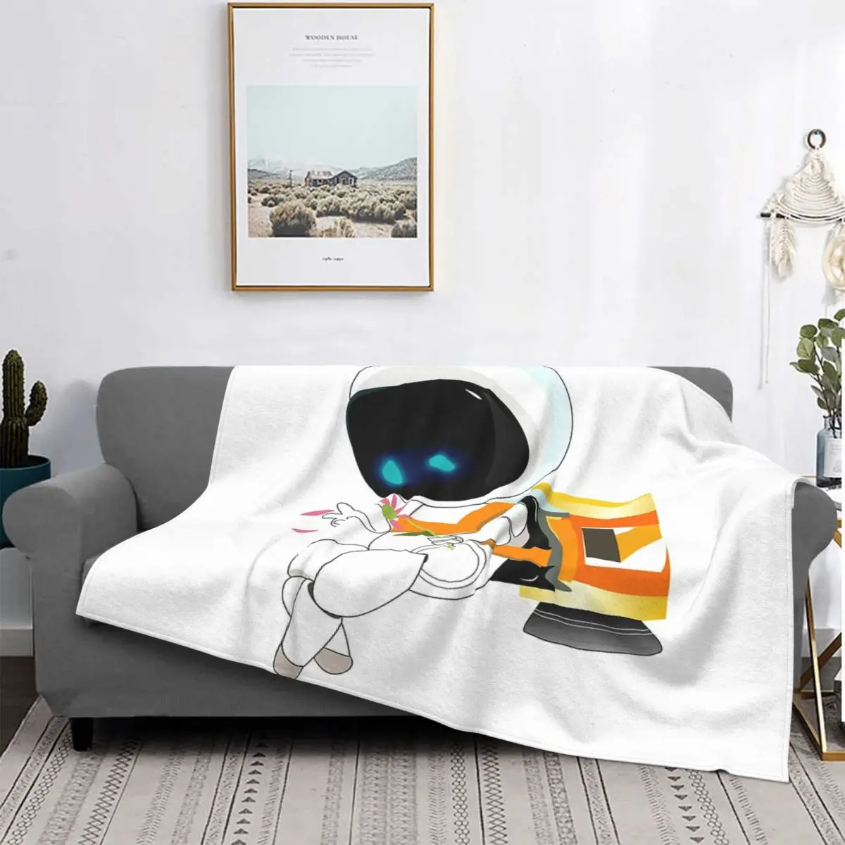 

Astrobot-colcha a cuadros mexicana, manta plegable, sofá cama para tejer