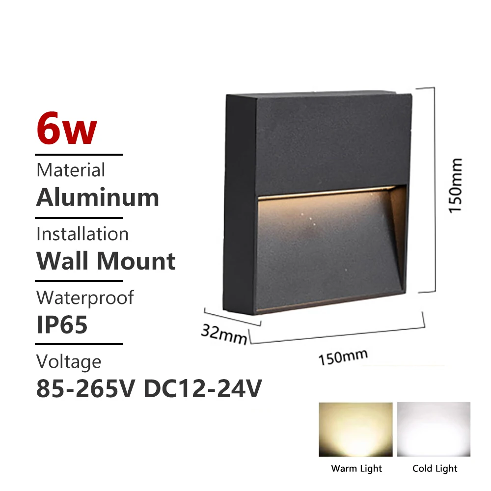 

SANDIY Уличный настенный светильник LED 3W/6W/10W