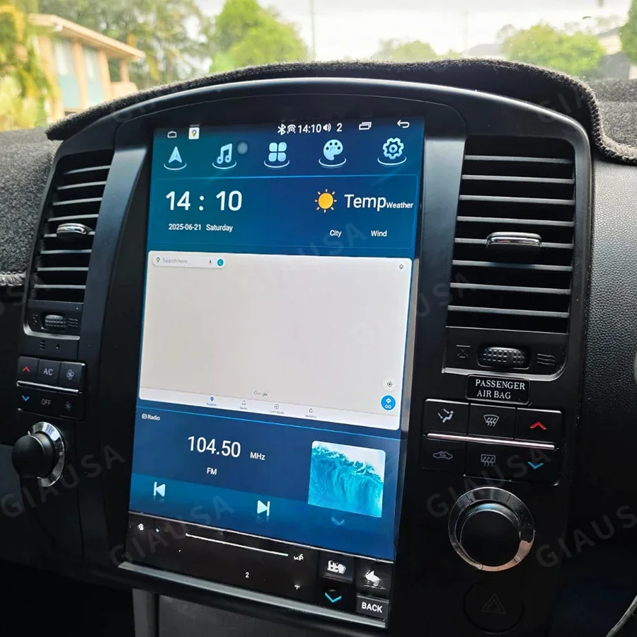 Фото Аудиосистема Android для Nissan Navara D40/Pathfinder R51 2008-2015, интеллектуальные автомобильные системы, беспроводной CarPlay, мультимедийный проигрыватель №3