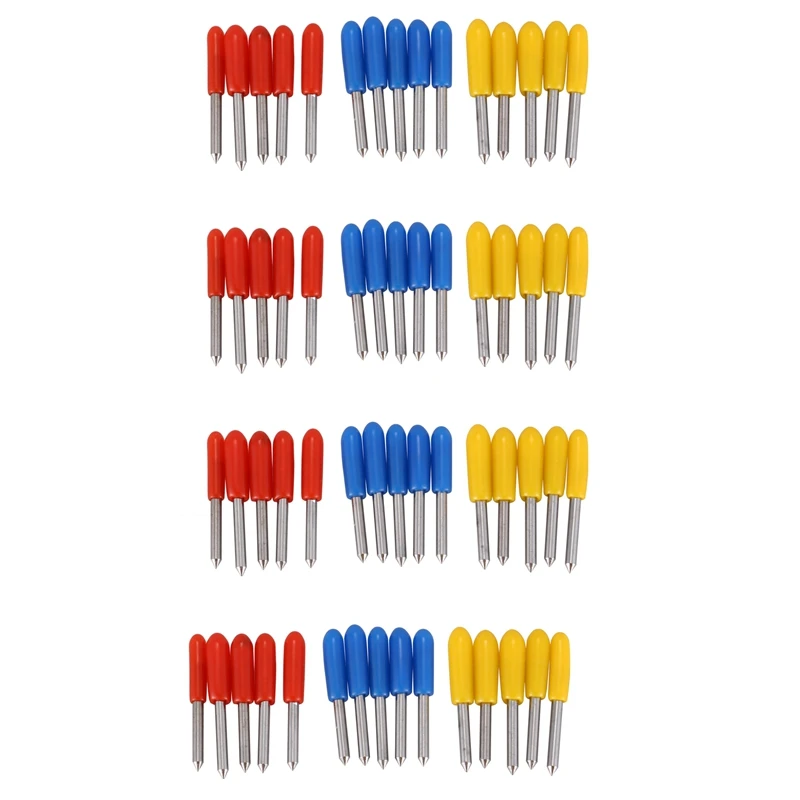 

60Pcs 30 Degrees 45 Degrees 60Degrees Cutting Tungsten Blade For Roland, GCG, Jinka Cutting Plotter Vinyl Cutter