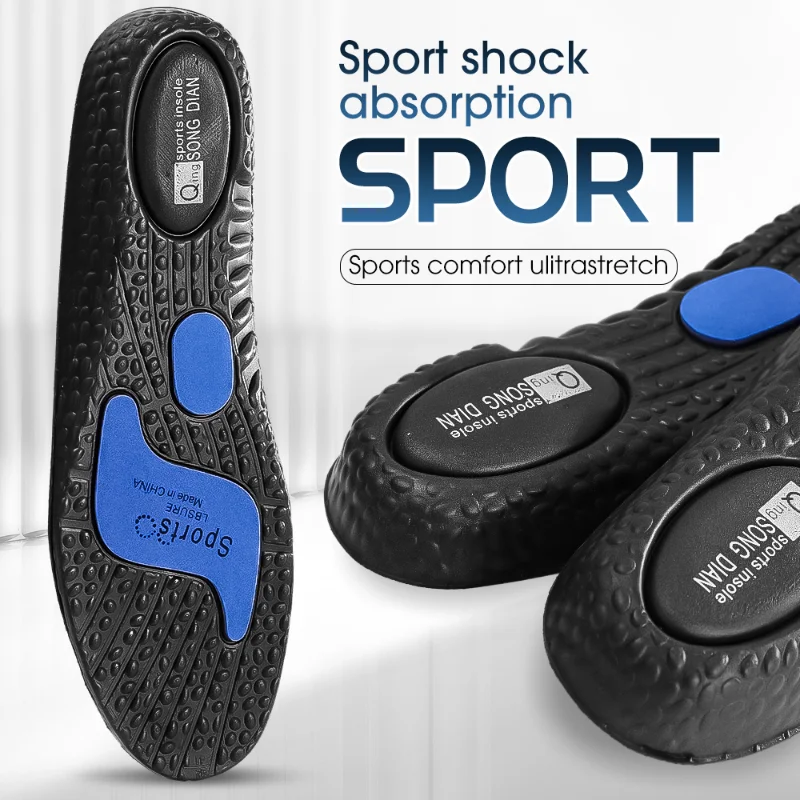 EVA Insoles for Shoes Sole Shock Absorption Deodorant Breathable Cushion Running Insoles for Feet Man Women Orthopedic Insoles