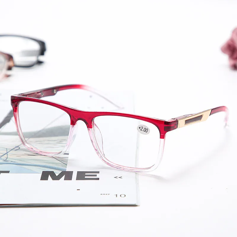 

Очки iboode мужские/женские для чтения с градиентом, модные переносные оптические аксессуары в полной оправе с диоптриями от + 1,0 до + 4,0