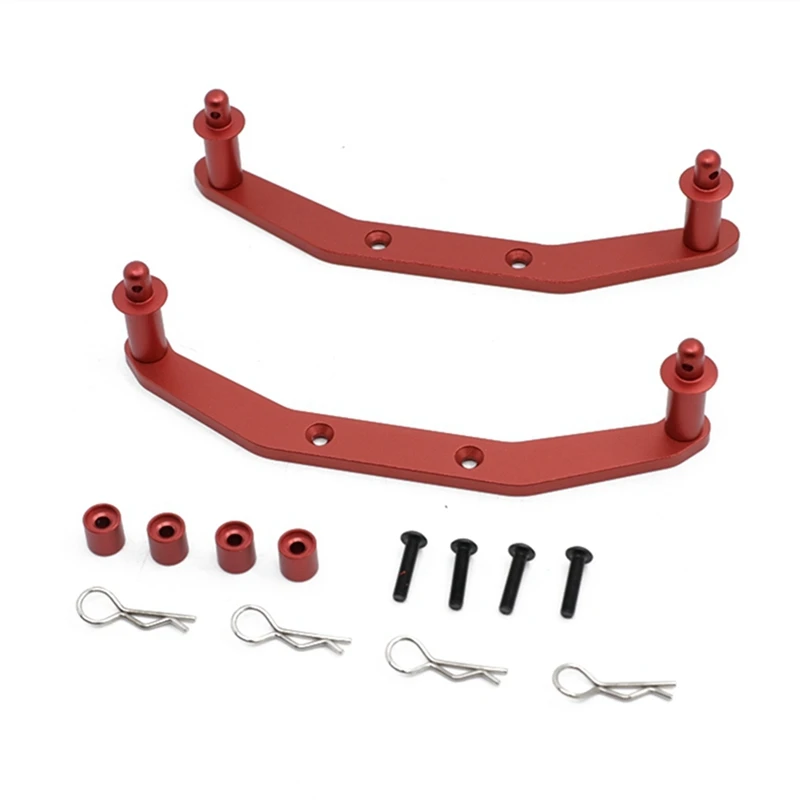

Metal Front & Rear Body Mounts With Body Posts For 1/10 Traxxas Slash 4X4 4WD RC Car Upgrade Parts Accessories