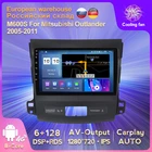 Мультимедийная магнитола для Mitsubishi Outlander Xl 2 2005-2012, стерео-система на Android 11, с 9 