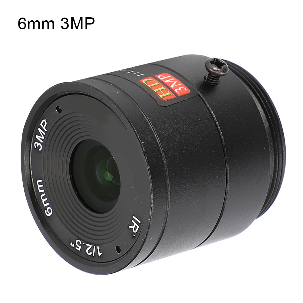 

6mm 3MP HD F1.4 1/2.5 CS Mount CCTV Lens for Camera Lens