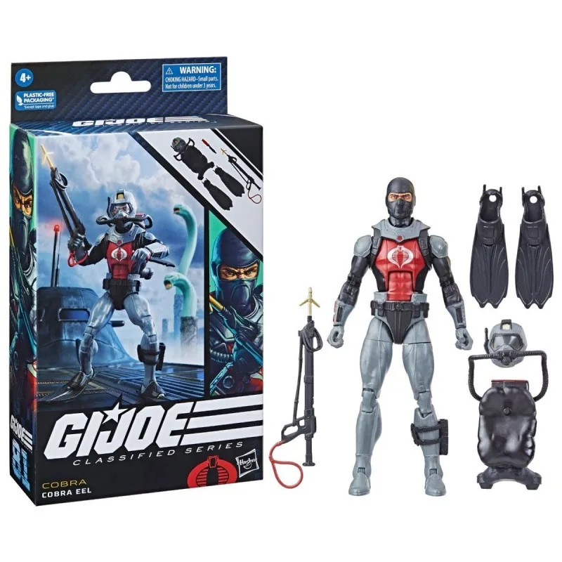 

Original G.i. Joe Classified Series Electric Eel Snake Eyes Ditch Rat Action Figure 6-inch (15cm Tall) Brand New Unopened