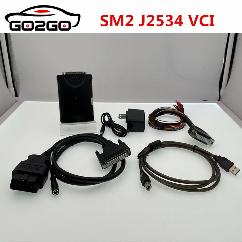 Автоматический сканер SM2 Pro J2534 OBD 2 VCI функциональный PK mini vci OTC ELS27 Nexiq MDI2 фонарь 3 +