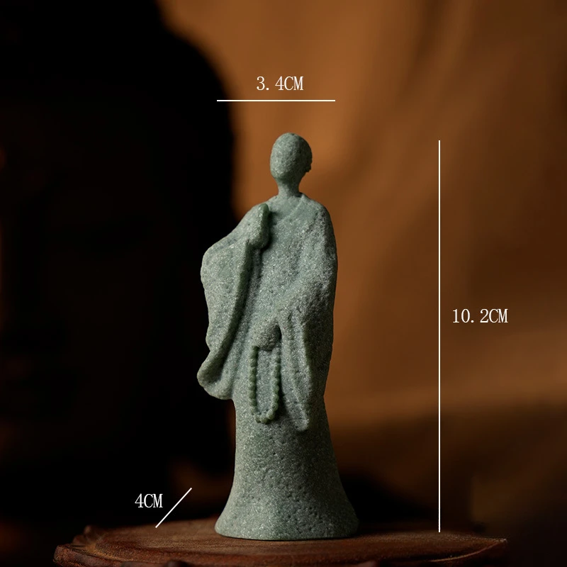 

Статуэтка Будды Дзен, Садовая Скульптура, Монастырская Фигурка, Буддийский Декор Для Дома, Аквариума, Двора, Цветочного Горшка