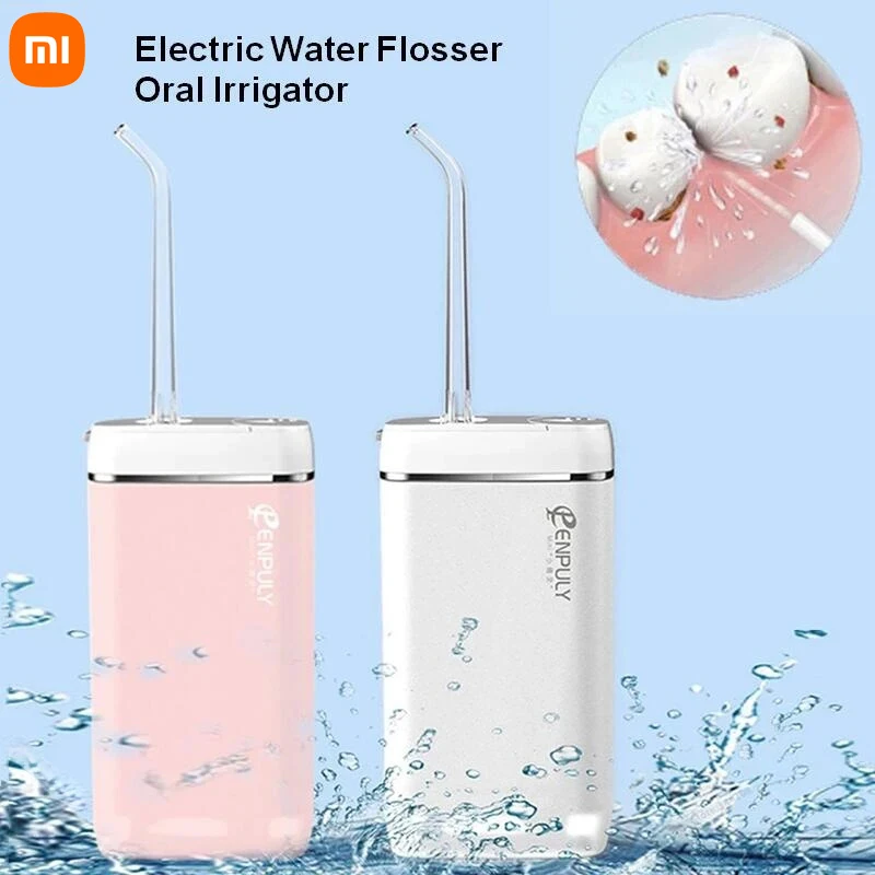Портативный ирригатор для полости рта XIAOMI Mija Enpuly M6, USB-зарядка, водонепроницаемая Ipx8 зубная нить, 140 мл, Стоматологический Ирригатор для полости рта