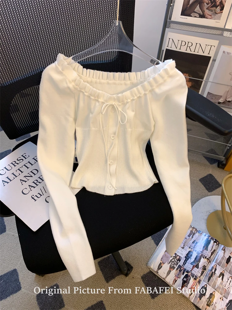 Осенне-зимние женские облегающие пуловеры свитер с вырезом-лодочкой трикотажная