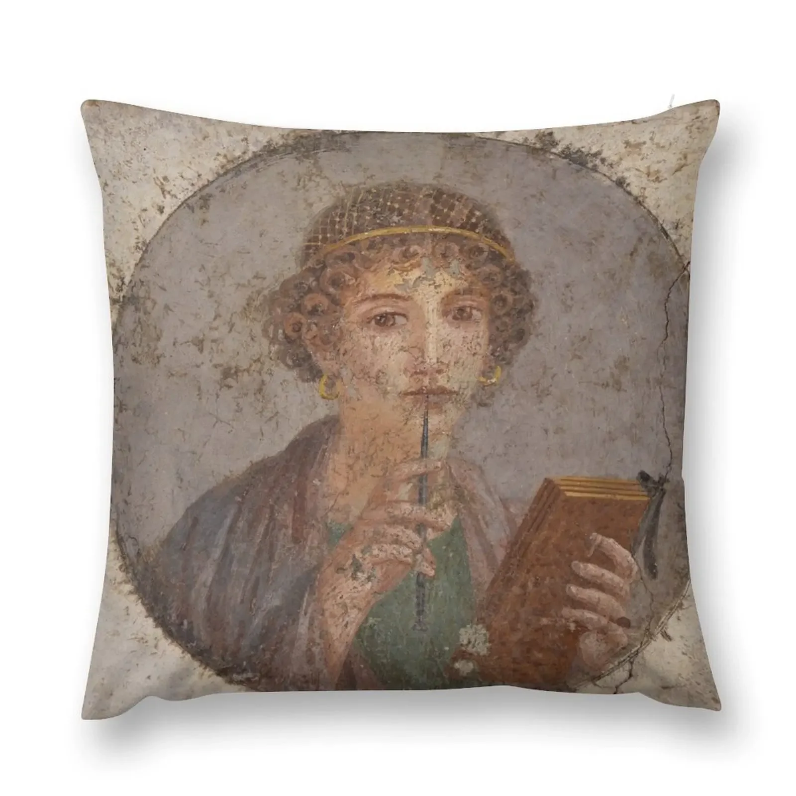 Сувенир от Pompeii - Шаффо – это мышление декоративная подушка наволочки