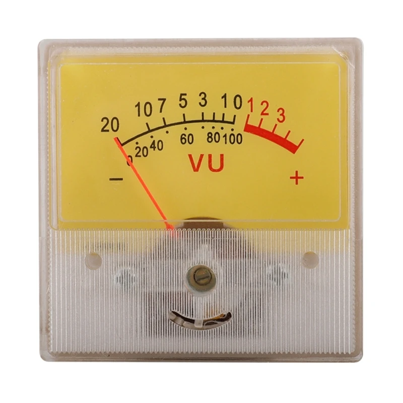 

Square Box VU Meter Level Header Testing Tool VU Meter Equipment Tool Level Header for Home DIY Tool