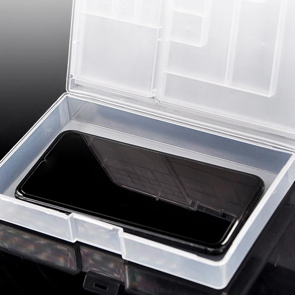 

Tool Storage Box Holder Double-Layer Organizer For IC Motheboard Parts Repair Multi Function Electronic Components Storage Box