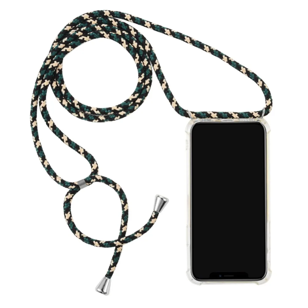 Case With Lanyard Necklace Shoulder Neck Strap Rope Cord For Samsung Galaxy S23 S22 S21 FE S20 ULTRA S10 S9 Plus Note 20 10 Lite