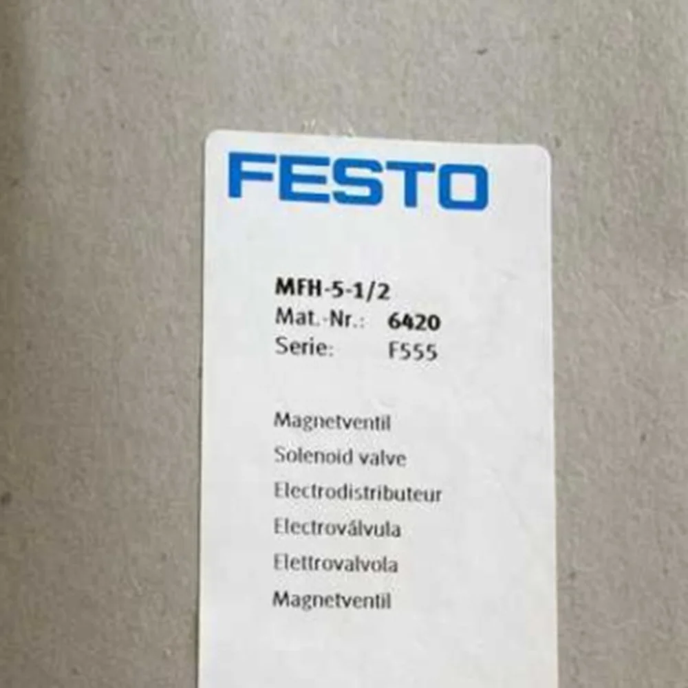 

Новый электромагнитный клапан FESTO MFH-5-1/2 6420